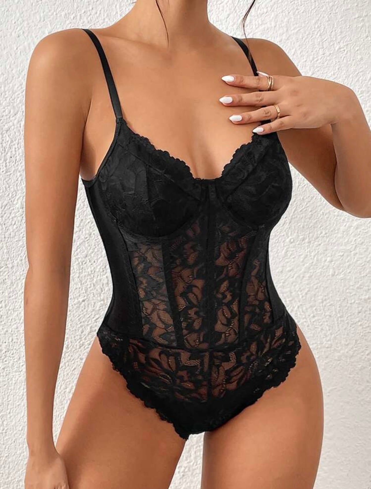 Lace Bustier Cami