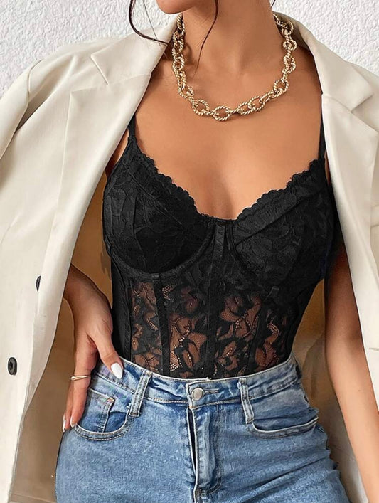 Lace Bustier Cami